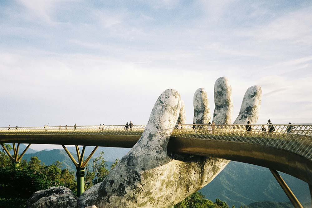 Golden Bridge in Da Nang, Vietnam