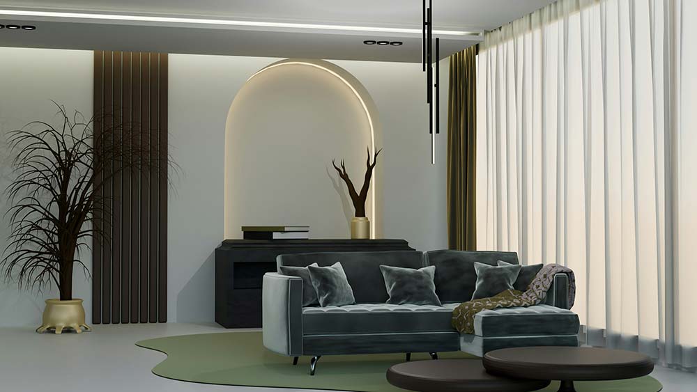 Elegant modern living room