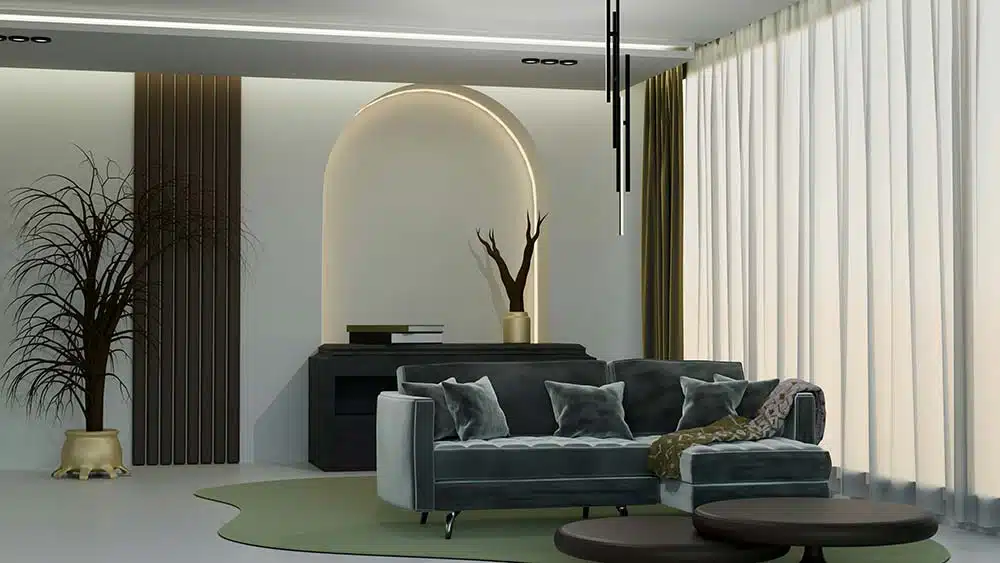 Elegant modern living room